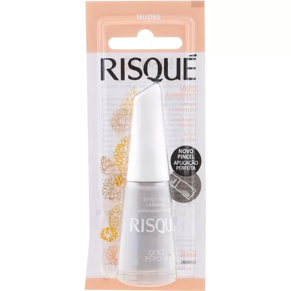 Esmalte Risqué Nude Doce Pérola 8ml