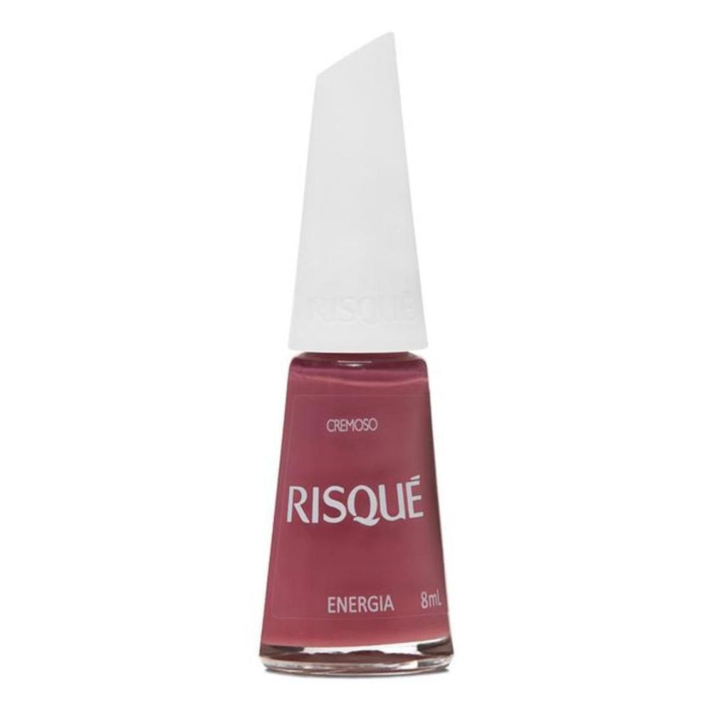 Esmalte Hipoalergênico Risqué Energia Rosa Cremoso 8ml