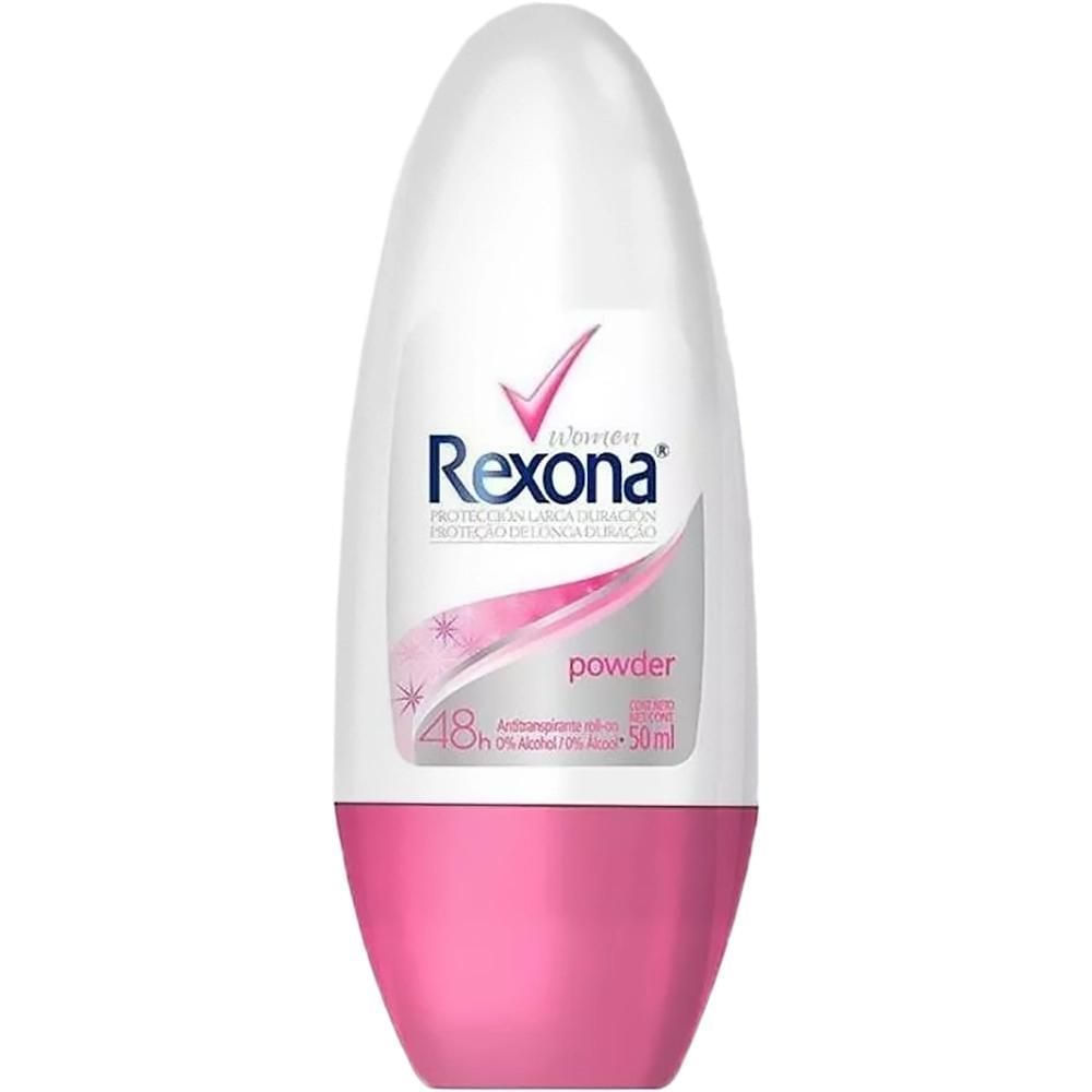 Desodorante Antitranspirante Feminino Rexona Powder Dry Roll-On 50ml