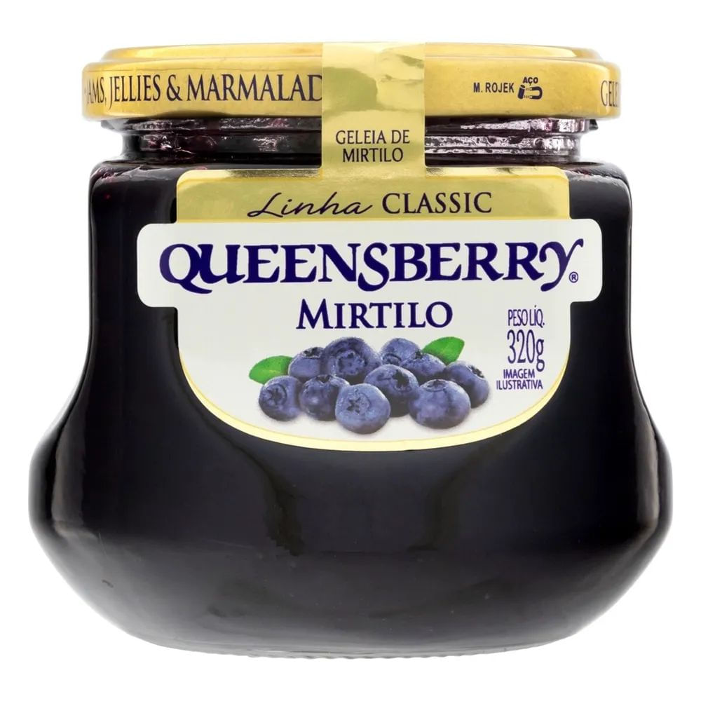 Geleia de Mirtilo Classic Queensberry 320g 100% Natural