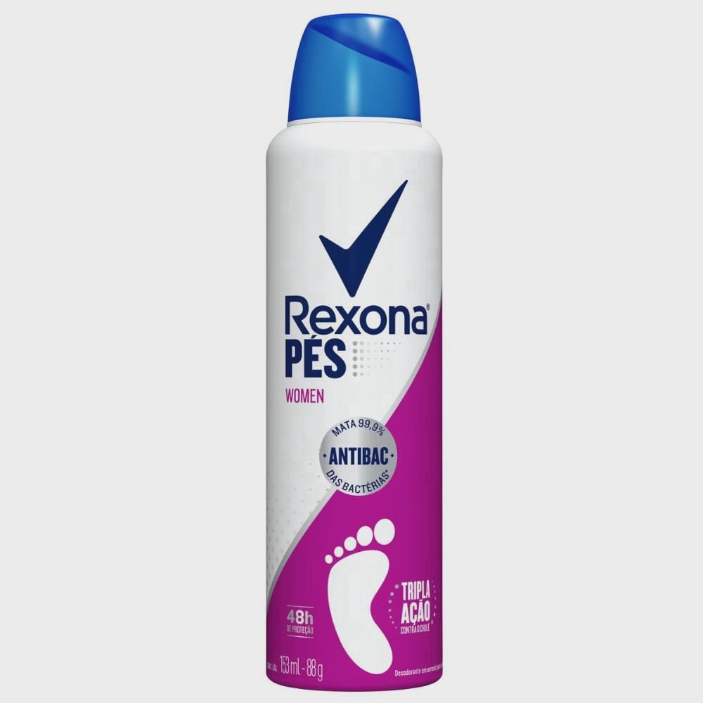 Desodorante Aerossol Antitranspirante para os Pés Rexona Efficient Sport Women 153ml