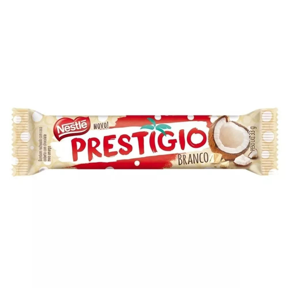 Nestlé Chocolate Prestígio Branco 33g com Coco