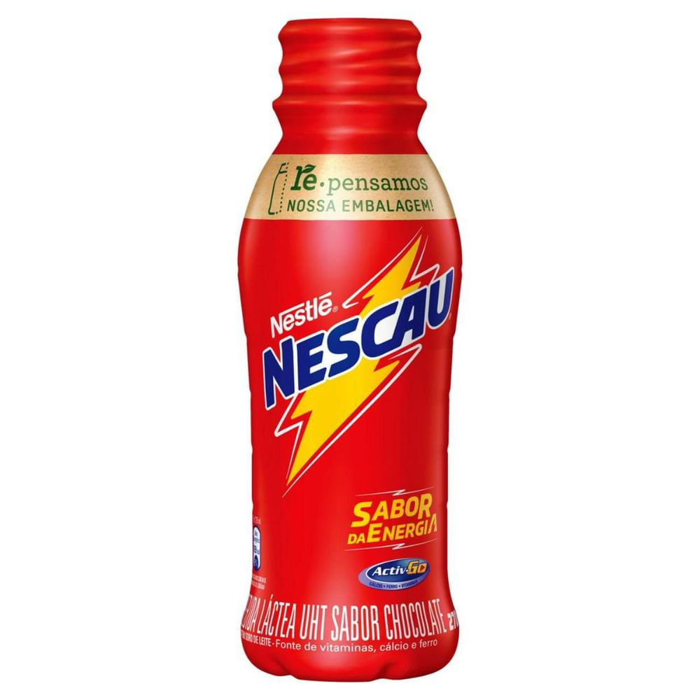 Bebida Láctea Chocolate Nescau Fast 270ml Garrafa Vitaminada