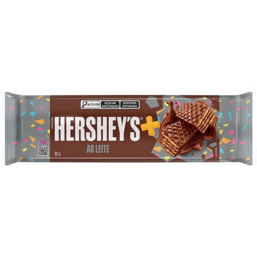 Hershey's Wafer Chocolate ao Leite 102g