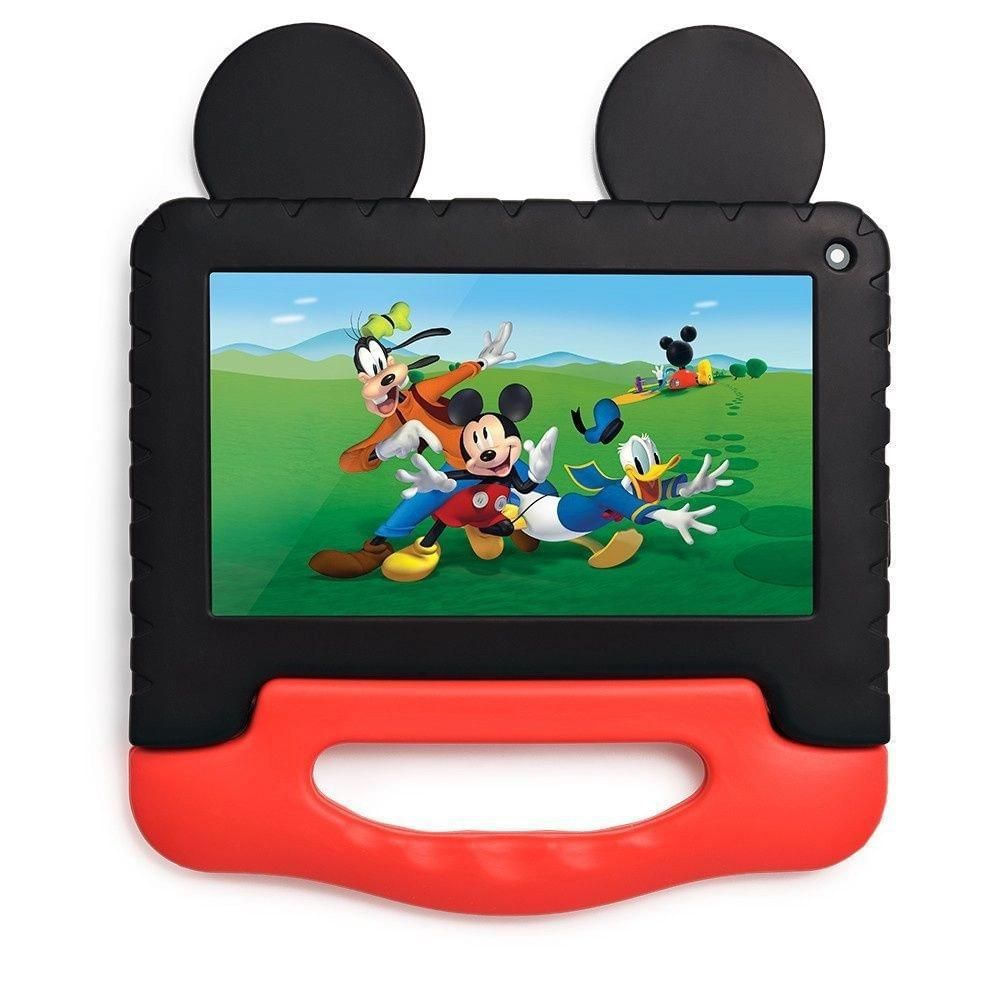 Tablet Infantil Multilaser Mickey NB367 32GB Tela 7" Android 11 GO Processador Quad core - Preto
