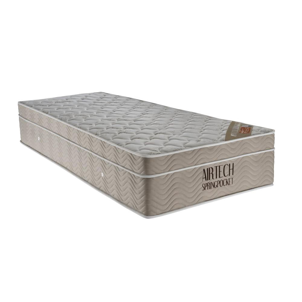 Colchão Airtech Spring Pocket Solteiro (88x188x25) - Ortobom