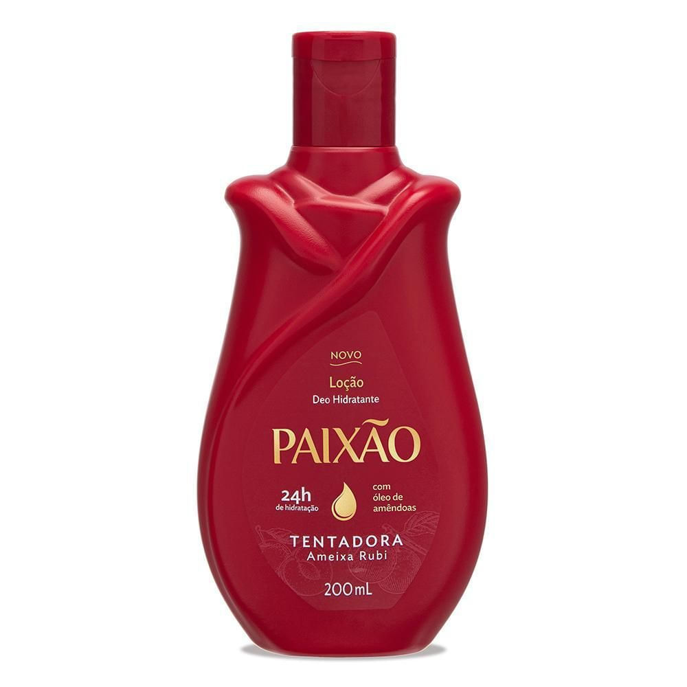 Hidratante Corporal Desodorante Paixão Tentadora Óleo de Amêndoas 200ml