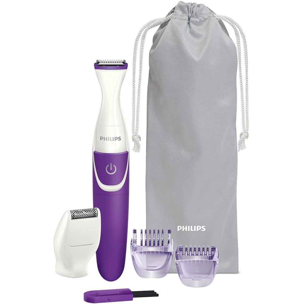 Aparador De Pelos Philips Bikini Genie Brt383/15 Seco Ou Molhado C/ 4 Acessórios