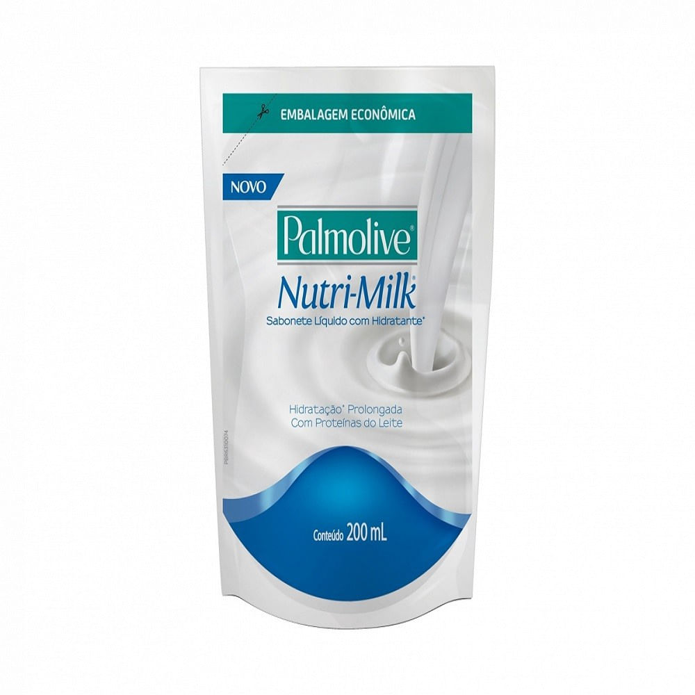 Sabonete Líquido Hidratante Palmolive Nutri-Milk Refil 200ml