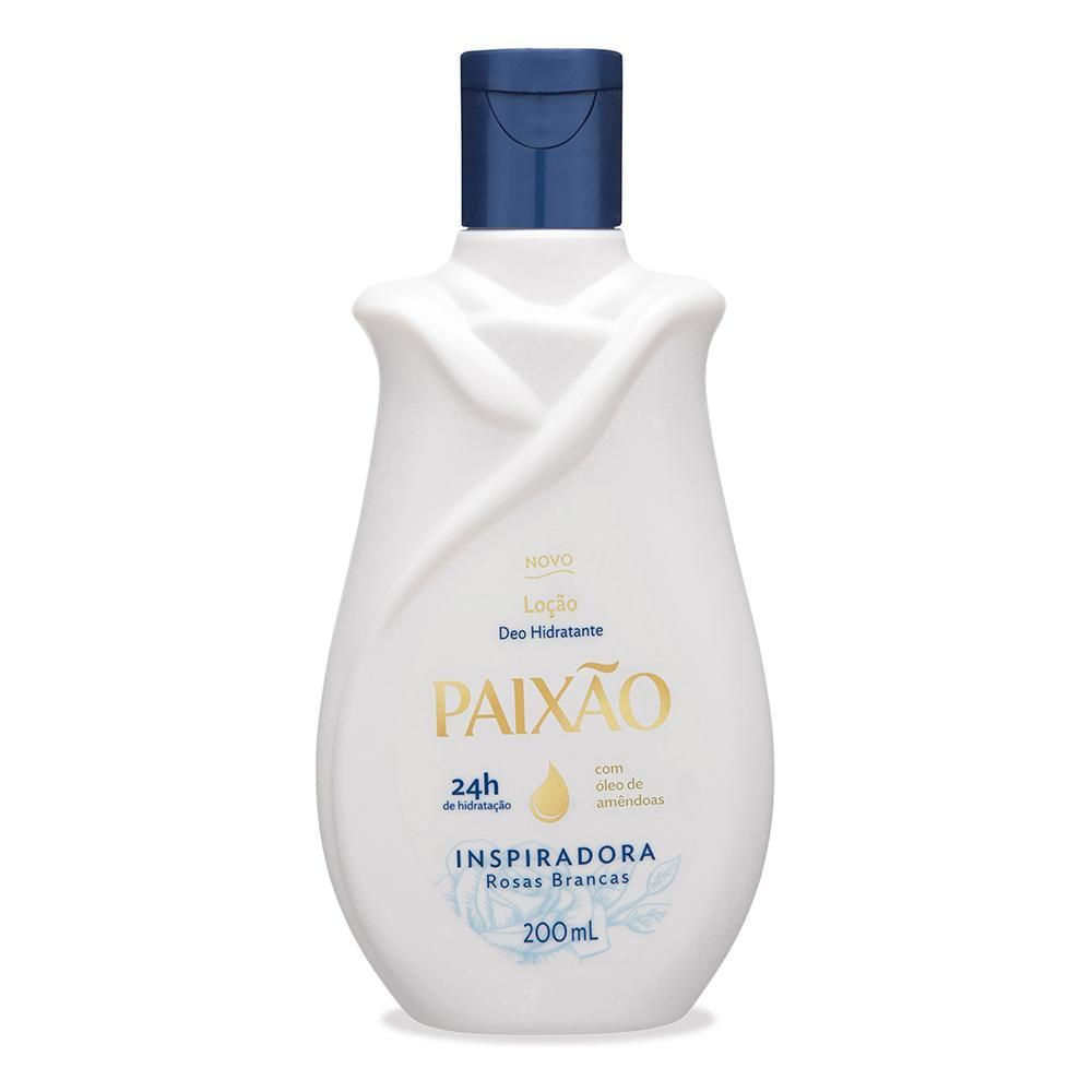 Loção Hidratante Desodorante Paixão Inspiradora Rosas Brancas 200ml