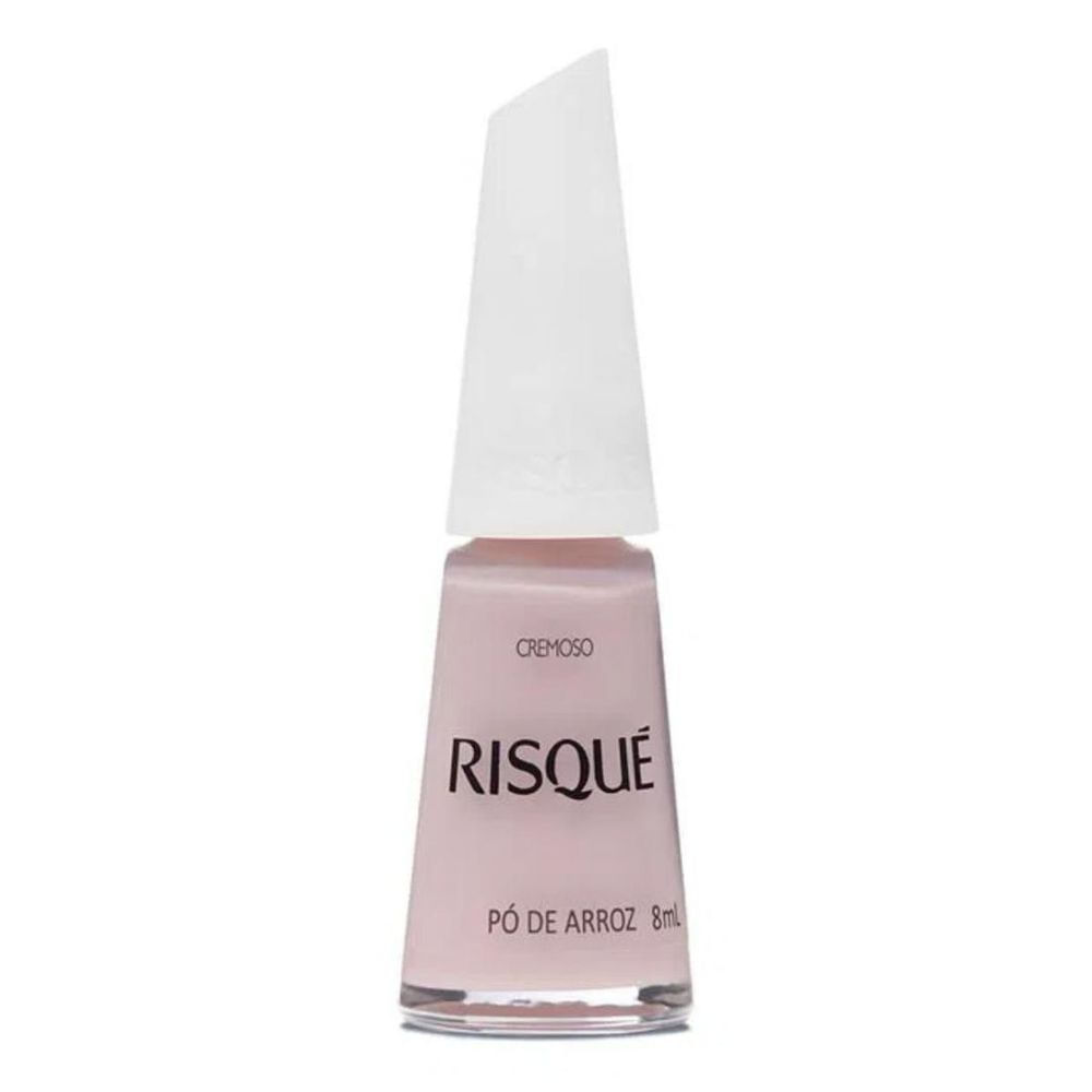 Esmalte Hipoalergênico Risqué Cremoso Pó de Arroz 8ml