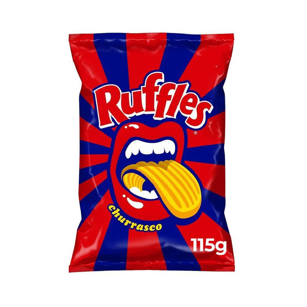 Batata Frita Ondulada Churrasco Ruffles 115g Crocante