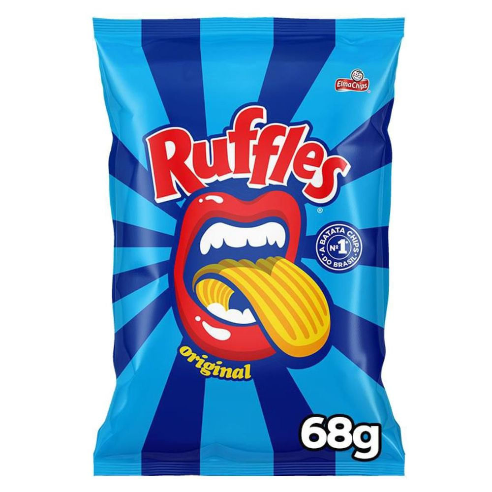 Batata Frita Ondulada Original Ruffles 68g Sem Glúten