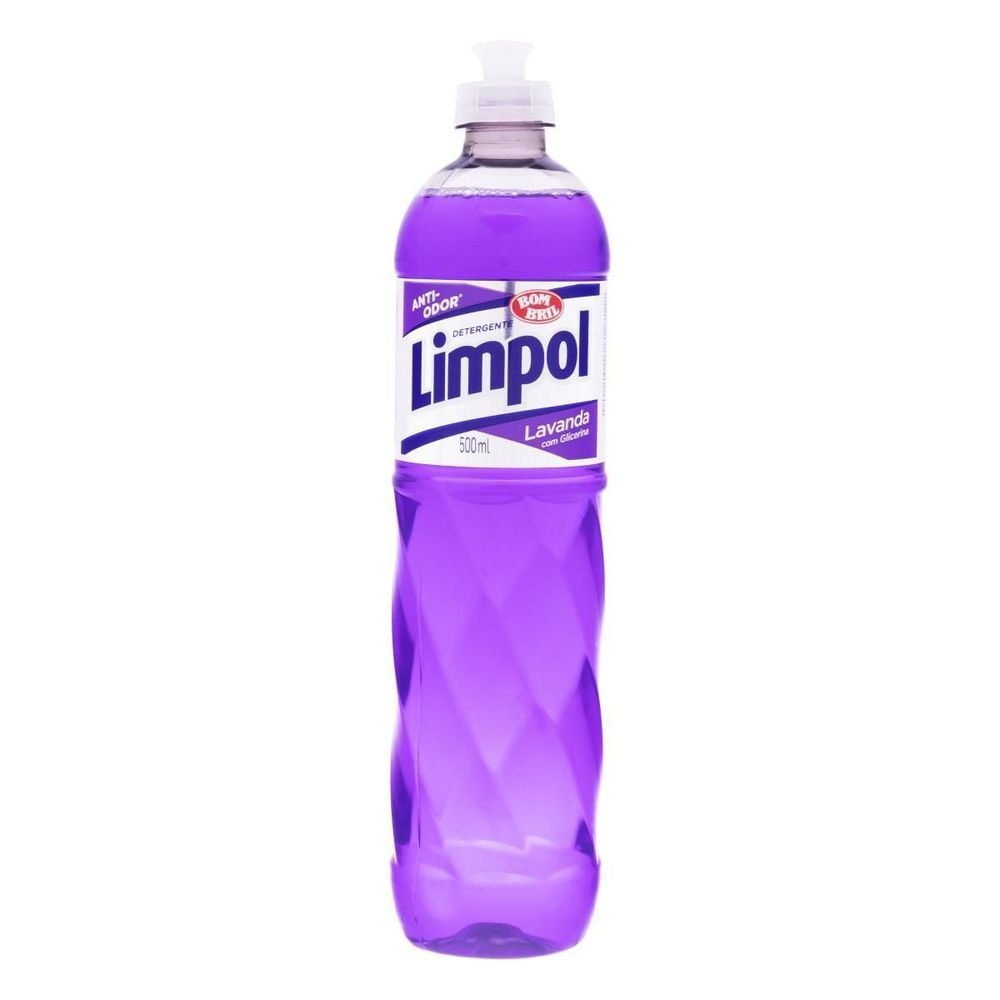 Detergente Líquido Concentrado Limpol Lavanda 500ml