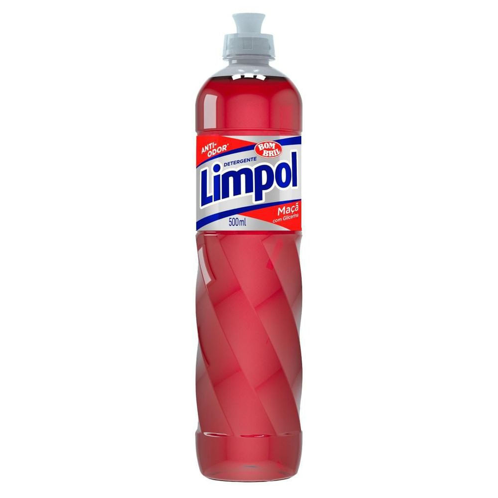 Detergente Líquido Limpol Glicerinado Maçã 500ml