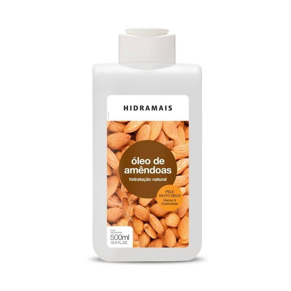 Loção Hidratante Corporal Unissex Hidramais Amêndoas 500ml