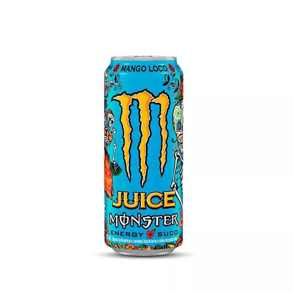 Energético Mango Loco Monster 473ml Lata Suco de Manga