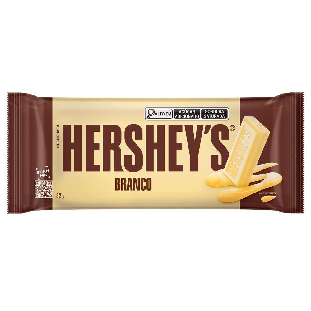 Barra de Chocolate Hersheys Branco 82g Cremoso