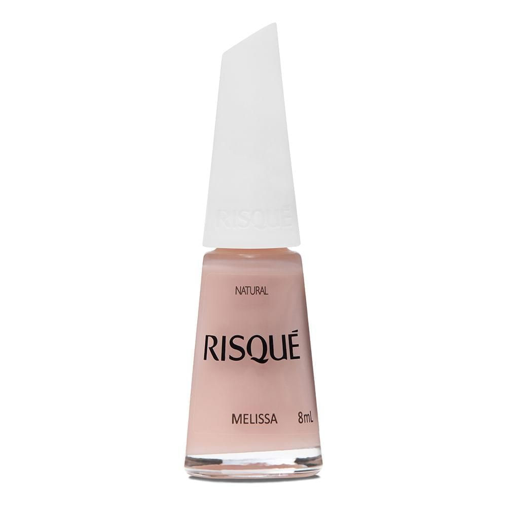 Esmalte Hipoalergênico Risqué Melissa Natural Nude 8ml