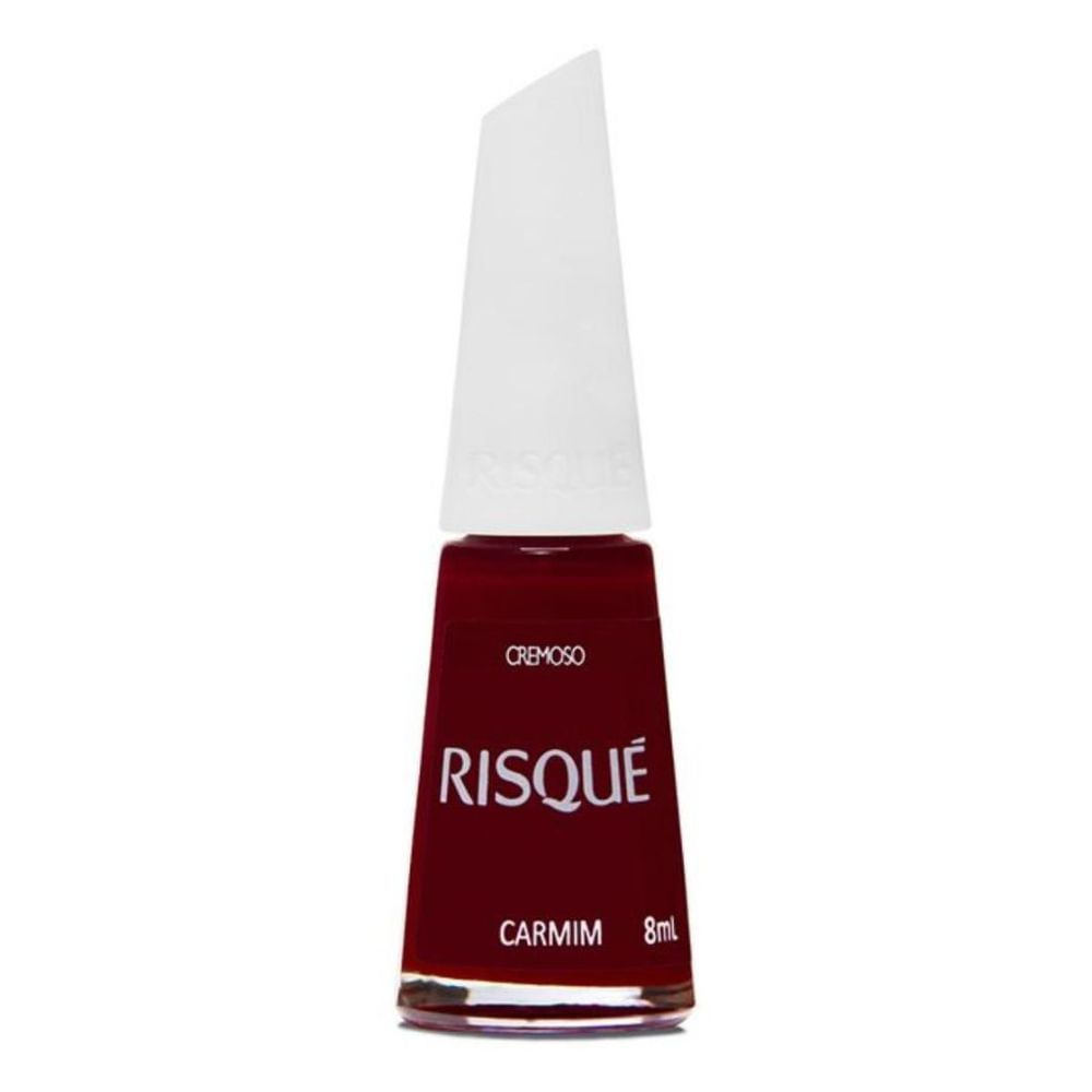 Esmalte Cremoso Hipoalergênico Risqué Carmim 8ml