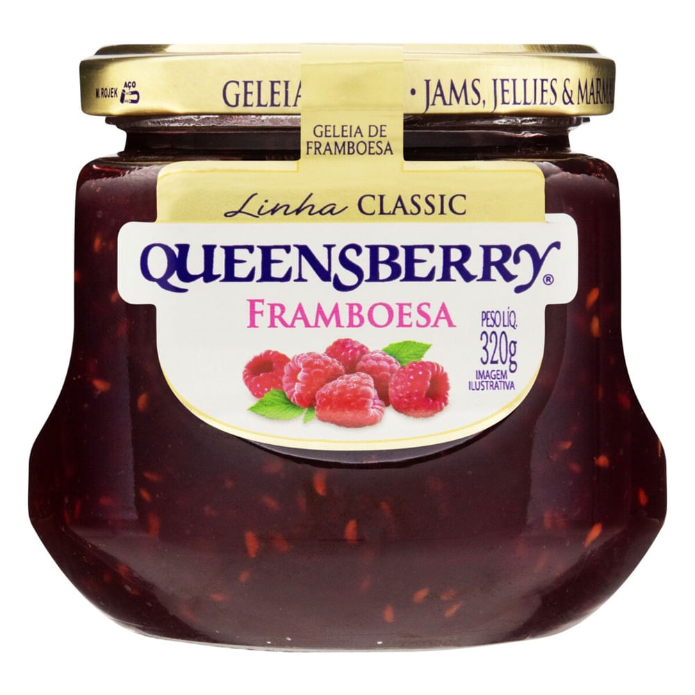 Geleia de Framboesa Classic Queensberry 320g Natural