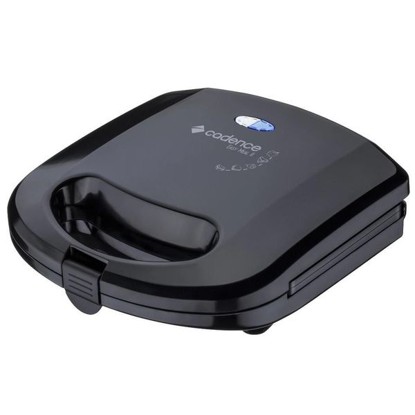 Sanduicheira Minigrill Cadence Easy Meal II SAN253 750W Antiaderente Preta