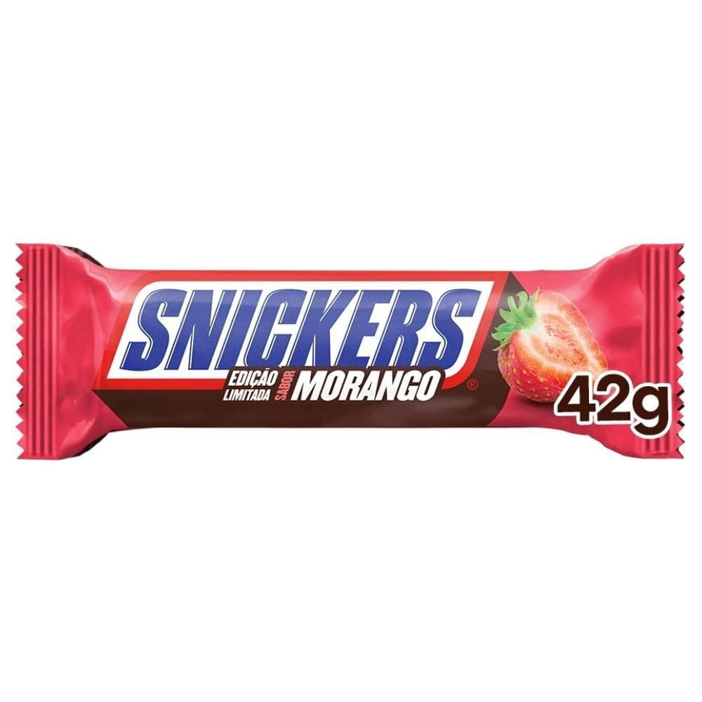 Snickers Barra de Chocolate com Morango e Amendoim 42g