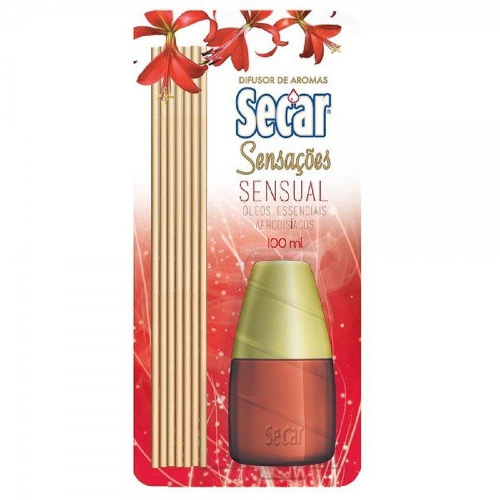 Difusor de Aromas Secar Sensações Líquido Sensual 100ml