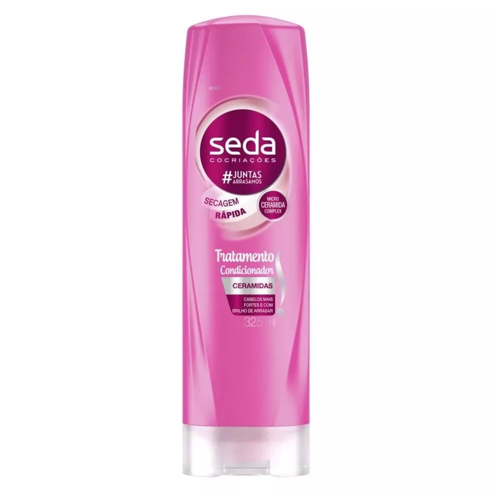 Condicionador Fortalecimento e Brilho 325ml Seda Ceramidas com Retinol e Colágeno
