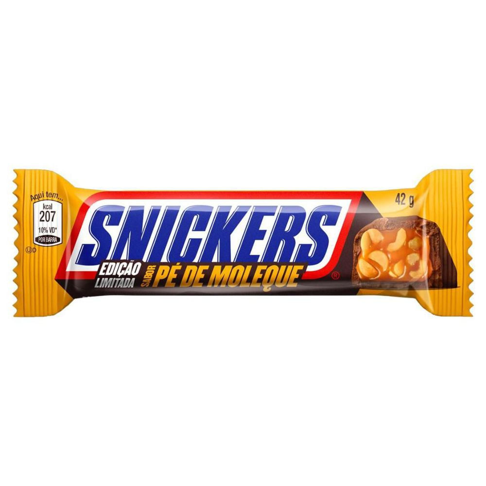 Masterfoods Chocolate Snickers Pé de Moleque 42g
