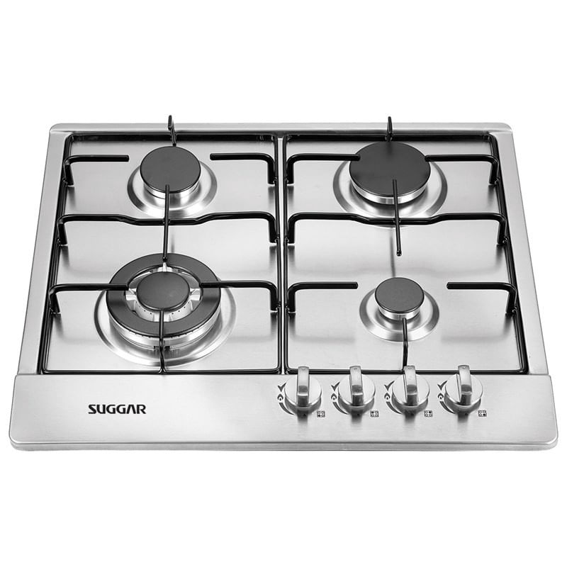 Fogão de Mesa Cooktop 4 Bocas Aço inox à Gás Suggar FG4134IX