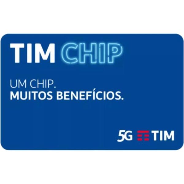 Chip Tim Triplo Corte 5G Pré-Pago Nacional