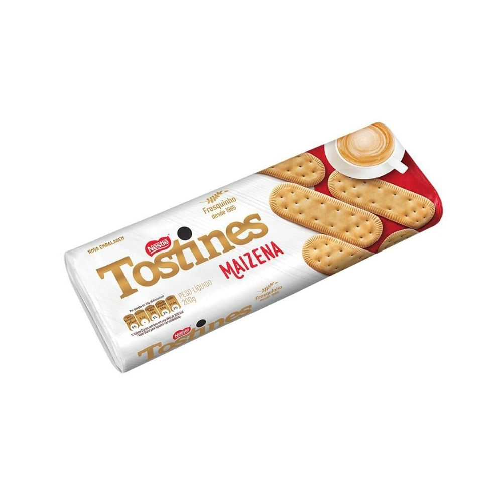 Biscoito Maizena Tostines 200g Crocante