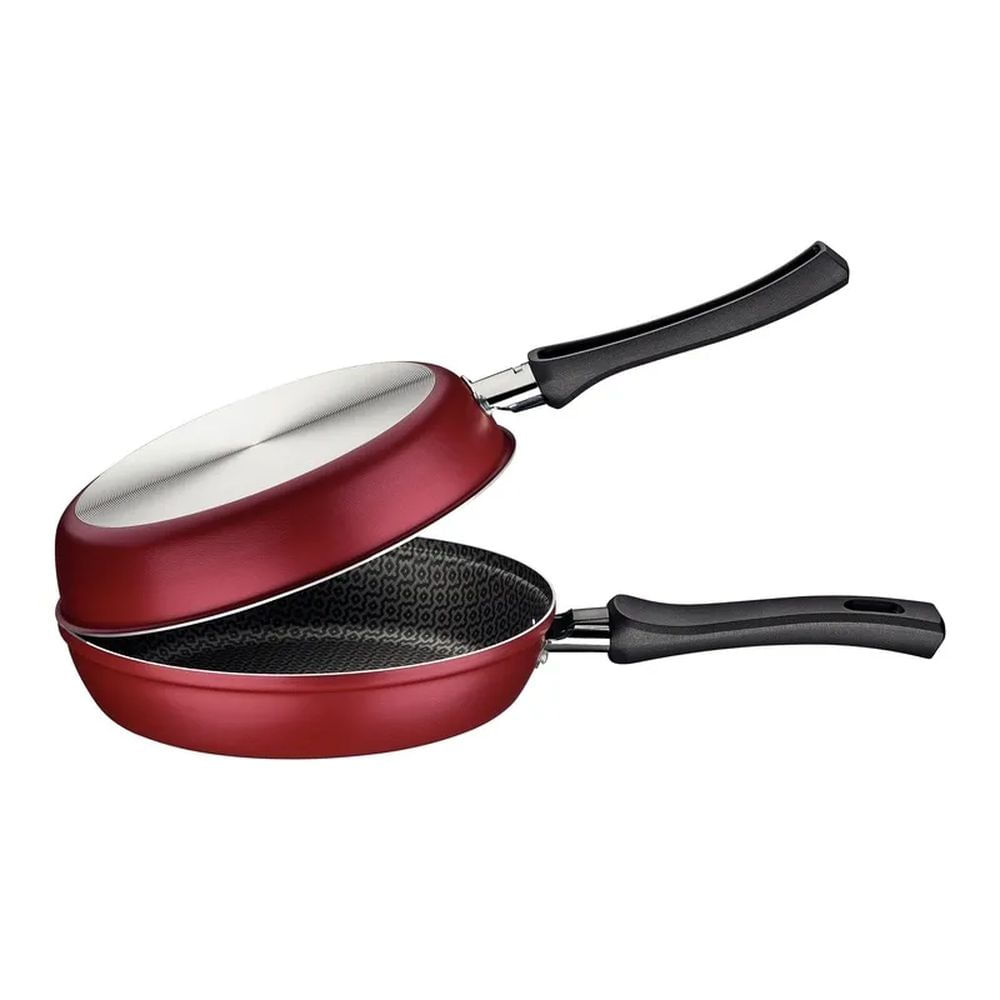 Omeleteira Antiaderente Tramontina Loreto 20cm Vermelha