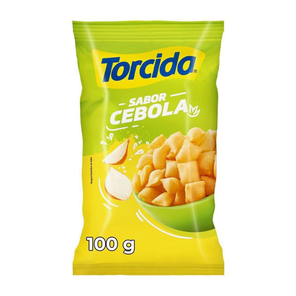 Salgadinho de Trigo Cebola Torcida 100g Pacote Crocante