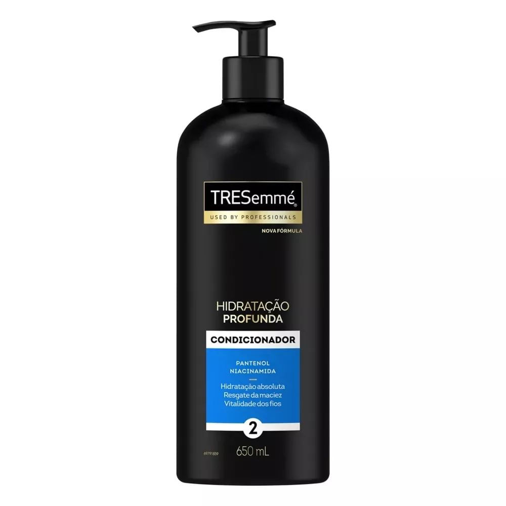 Condicionador Hidratação Profunda 650ml Tressemé Pantenol e Niacinamida Profissional