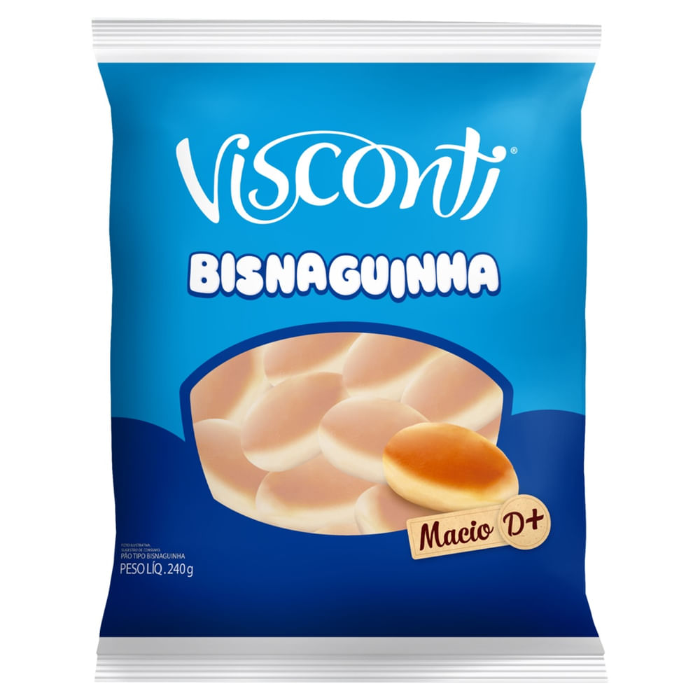 Bisnaguinha Tradicional Visconti 240g Macia