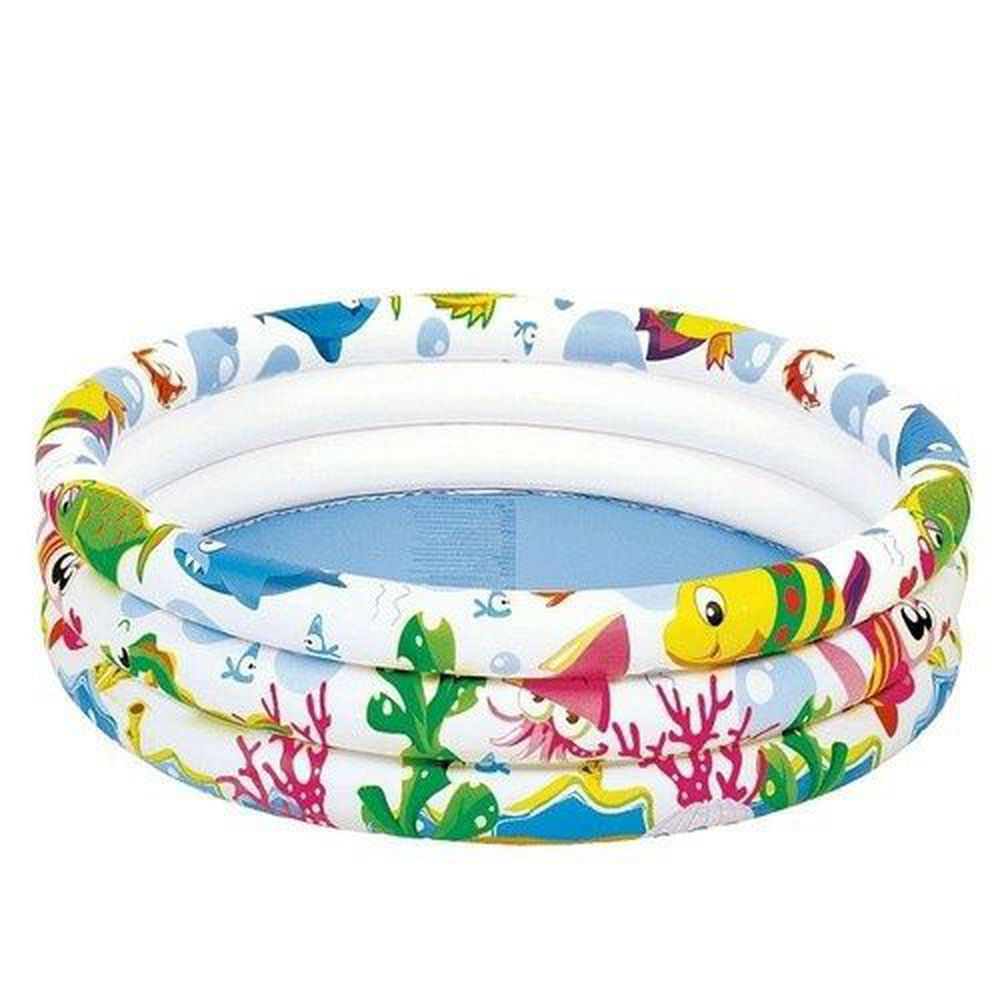 Piscina Infantil Inflável Brink+ Fundo do Mar 135L Unissex