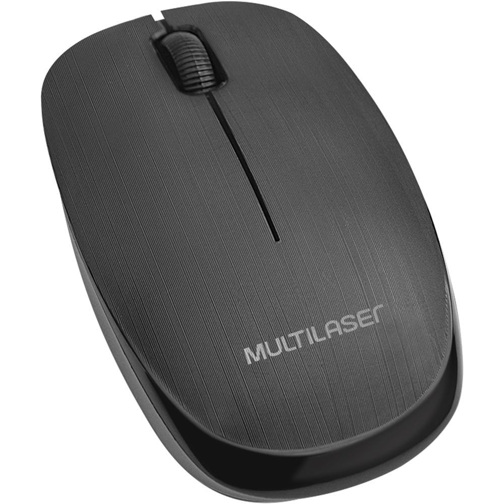Mouse Sem Fio Multilaser MO251 1200 DPI USB Preto