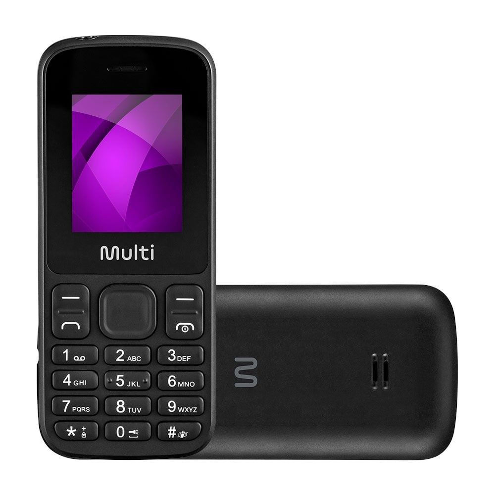 Multilaser Multi Up 4G P9139 Preto Tela 1.77" Dual Chip Bluetooth Rádio FM Bateria 800mAh