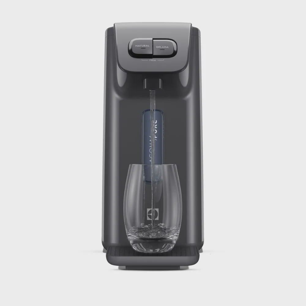Purificador Electrolux Efficient Eletrônico Água Fria, Natural e Gelada Cinza (PE15X)