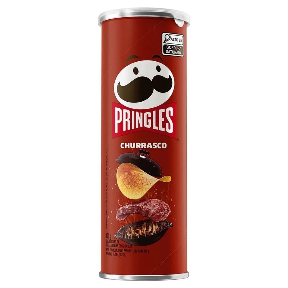Batata Frita Churrasco Pringles 109g Tubo Crocante
