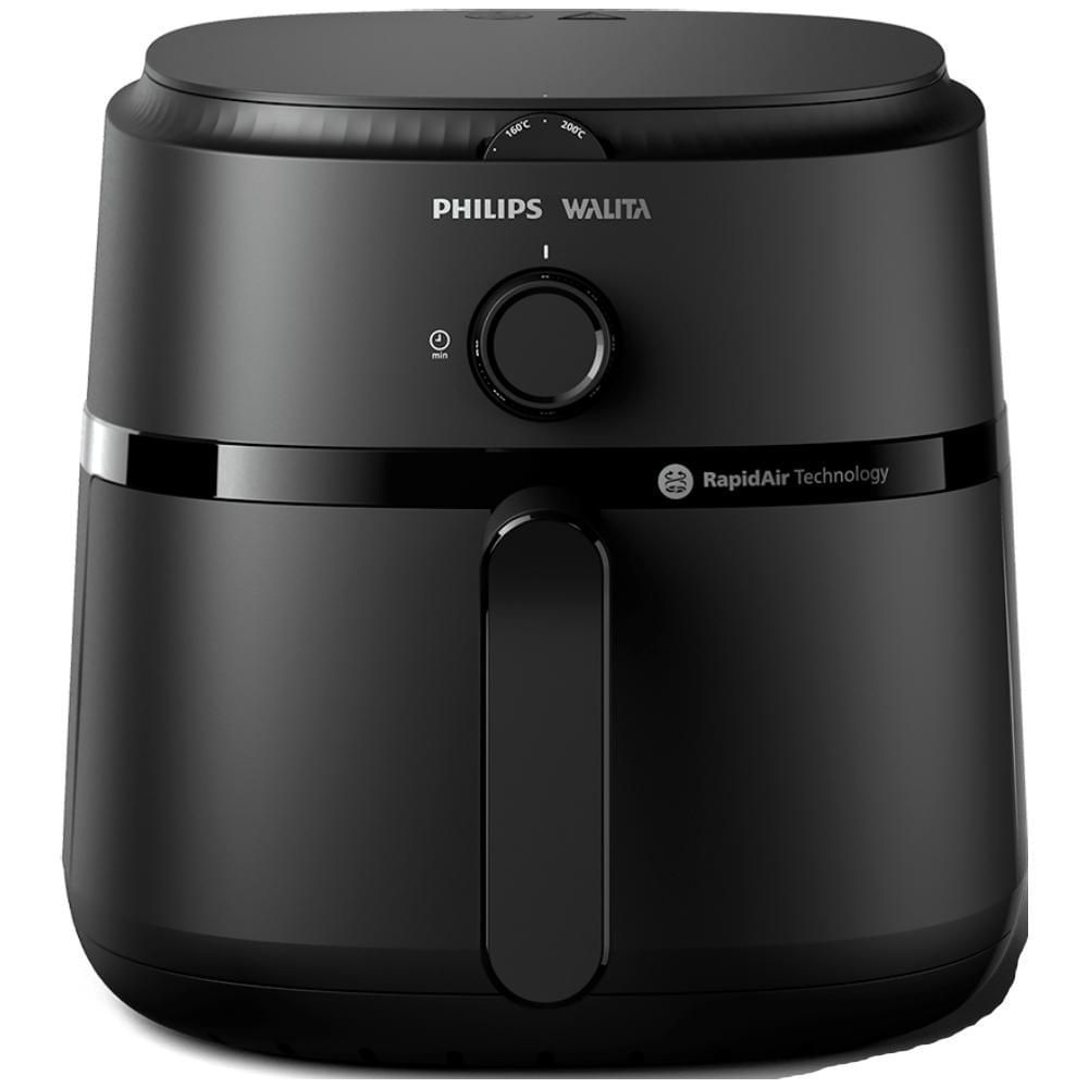 Fritadeira Elétrica Airfryer Philips Walita Série 1000 XL NA130/00 6,2L 1700W Preta 220V