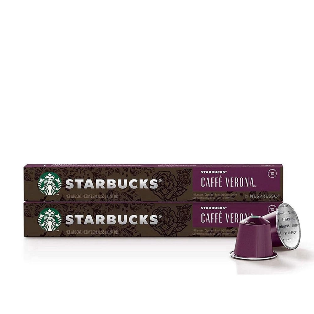 Cápsula Café Caffè Verona Starbucks 10 Unidades Torra Escura