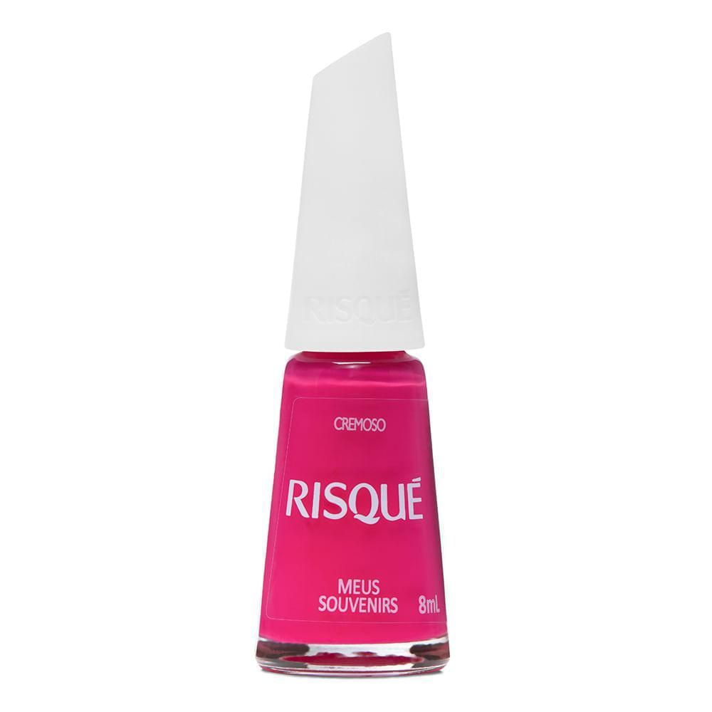 Esmalte Hipoalergênico Risqué Meus Souvenirs Rosa Pink 8ml