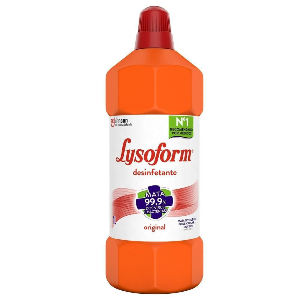Desinfetante de Uso Geral Lysoform Original Líquido 1L
