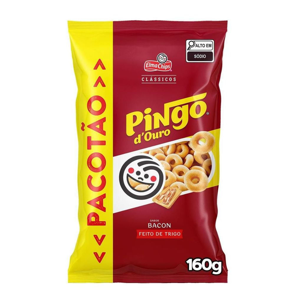 Salgadinho Pingo Douro Bacon 160g