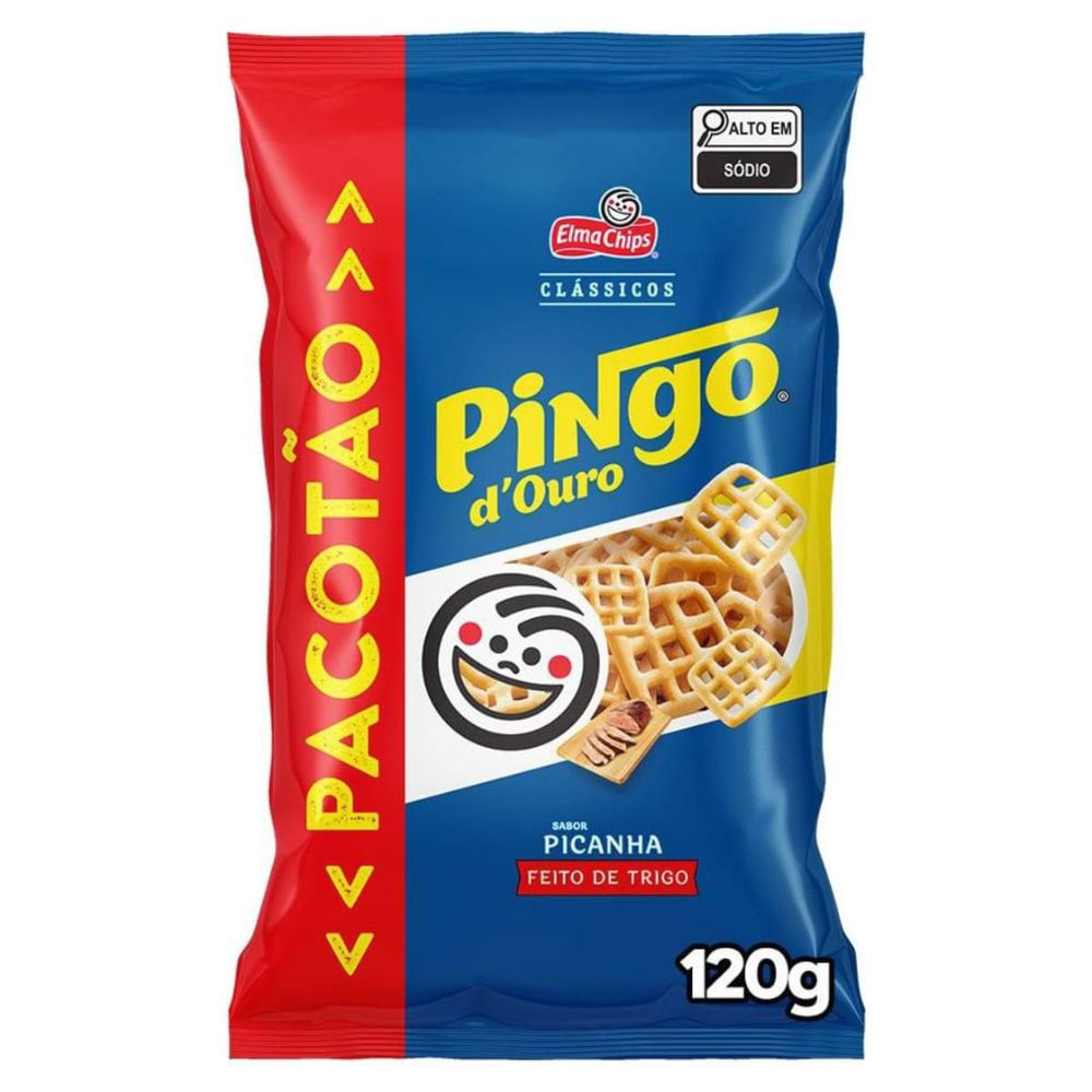 Salgadinho Picanha Pingo d'Ouro Elma Chips 120g Crocante