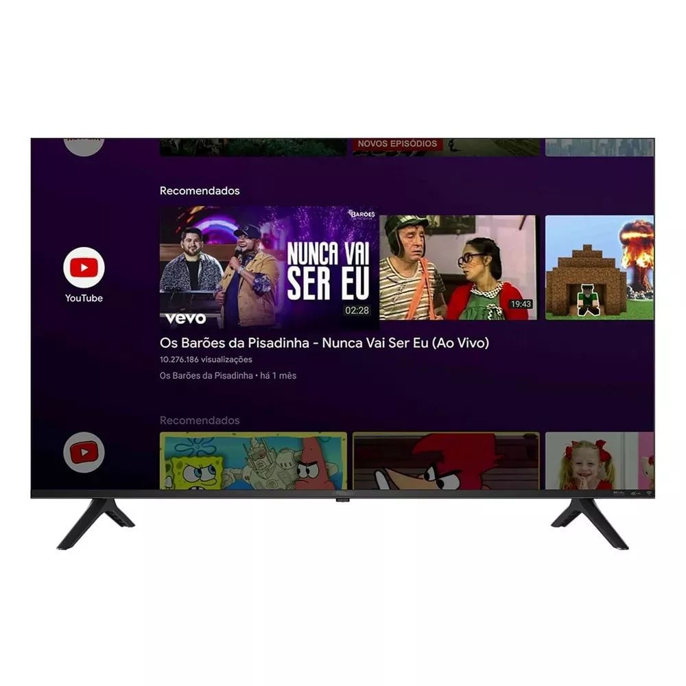 Smart TV 4K Philco 55" PTV55G20AGS LED Android TV HDR10 Bluetooth Preto