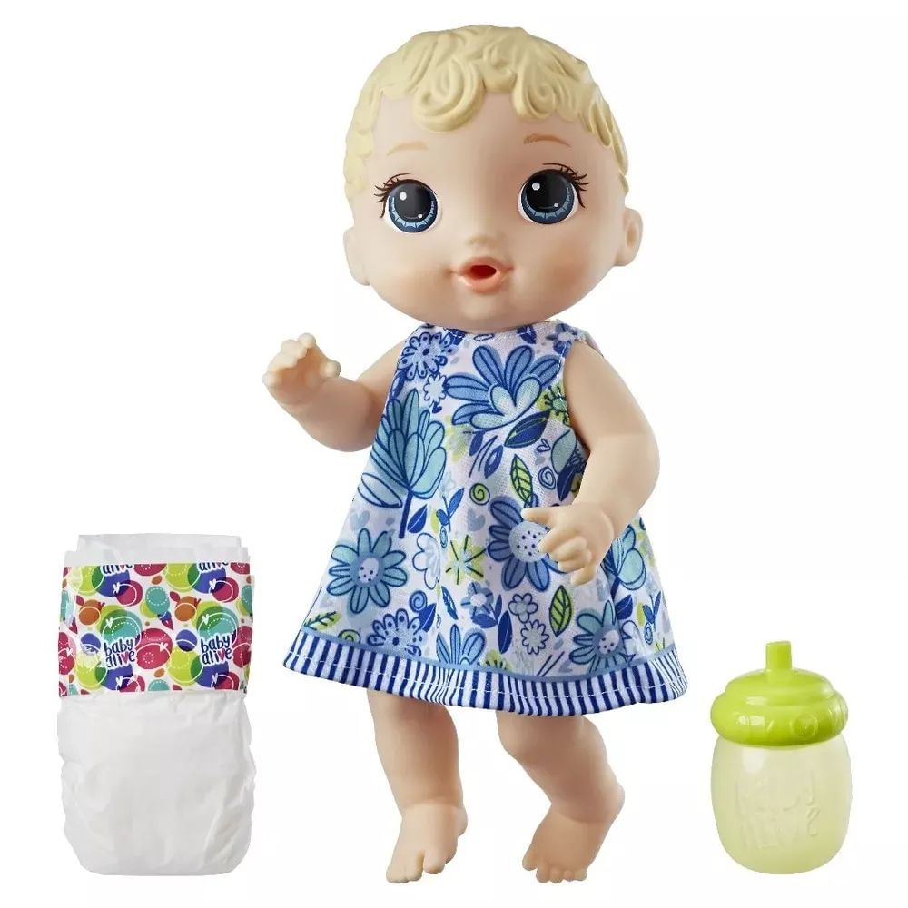 Boneca Interativa Baby Alive Hasbro Hora do Xixi Loira E0385